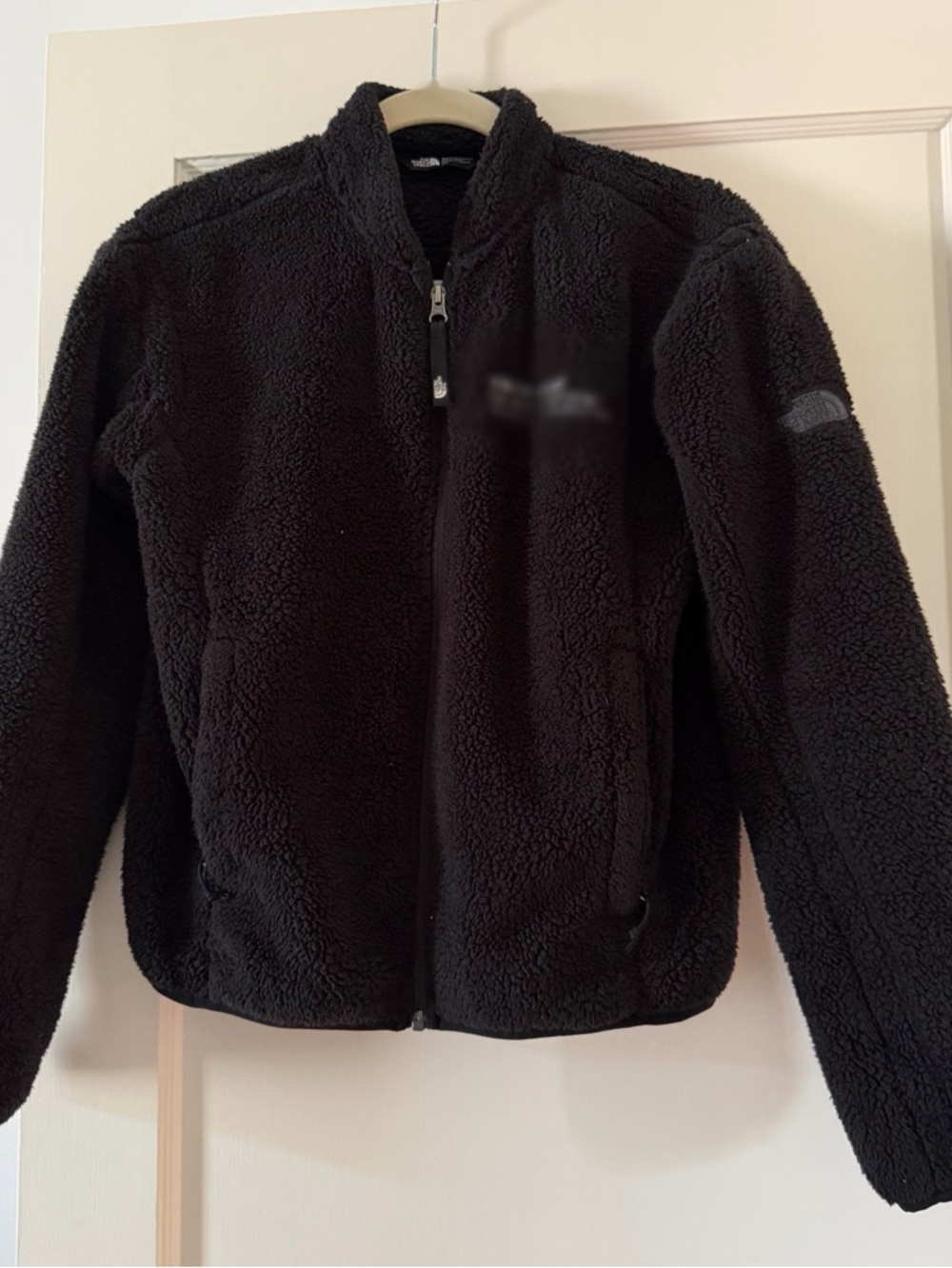 The North Face Womens Black Fleece Jacket - NOTE COMPANY LOGO